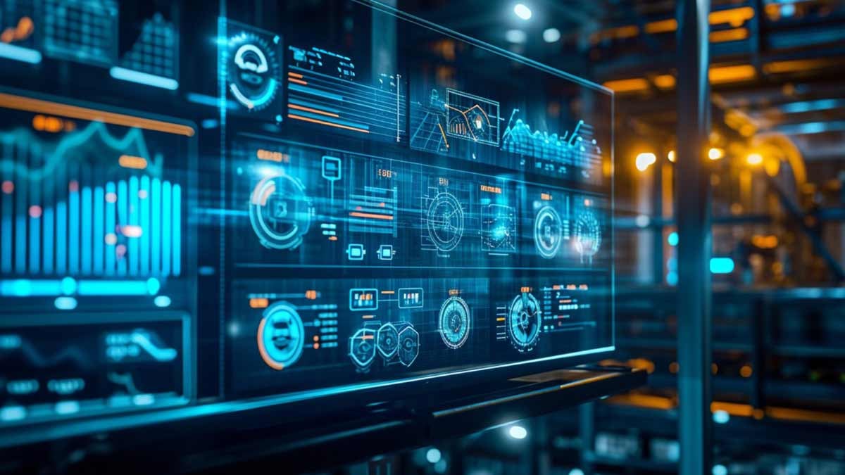 Smart Factory with Data Overlay