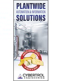 Cheese & Dairy Industry Plantwide Automation & Information Solutions Trifold Brochure