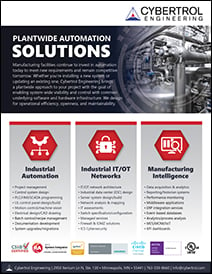 Cybertrol Engineering Plantwide Automation Flyer