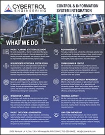 Cybertrol Engineering What We Do Flyer