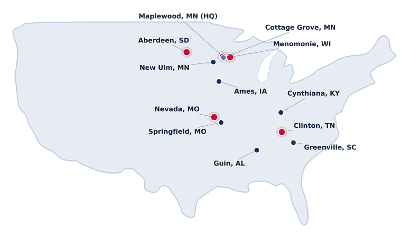 Cybertrol-Services-at-3M-Locations-Map