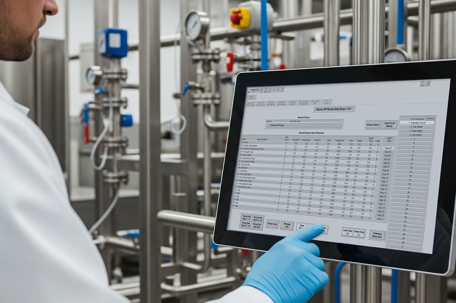 Configurable CIP System | No PLC Changes, Operator Control | Cybertrol