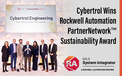 Cybertrol Engineering Wins Rockwell Automation PartnerNetwork Sustainability Award
